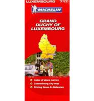 Michelin Map Luxembourg
