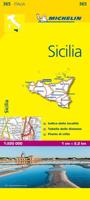 Sicily - Michelin Local Map 365