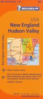 New England, Hudson Valley - Michelin Regional Map 581
