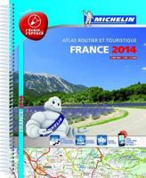 France 2014 Laminated A4 Spiral Atlas
