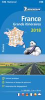France Route Planning 2018 - Michelin National Map 726