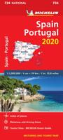 Spain & Portugal 2020 - Michelin National Map 734