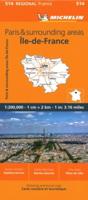 Ile-De-France - Michelin Regional Map 514