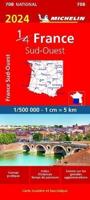 Southwestern France 2024 - Michelin National Map 708
