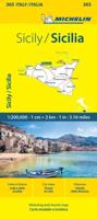 Michelin Map Italy: Sicilia 365