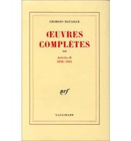 Oeuvres Completes. Vol 12