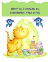 Libro De Colorear De Dinosaurios Para Niños