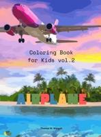 Airplane Coloring Book for Kids Vol.2