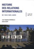 Histoire Des Relations Internationales Tome 2