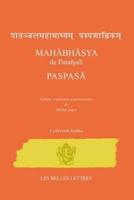 Mahabhasya De Patanjali. Paspasa