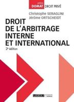 Droit De L'arbitrage Interne Et International