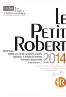 Petit Robert De La Langue Francaise 2014 - Library Size Edit