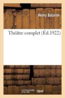 Théâtre complet. Tome 7