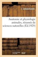 Anatomie et physiologie animales, résumés de sciences naturelles