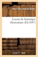 Leçons de botanique élémentaire