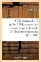 Ordonnance Provisoire Du Roi Du 12 Juillet 1784