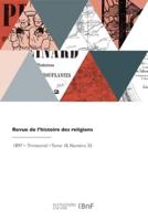 Revue De L'histoire Des Religions