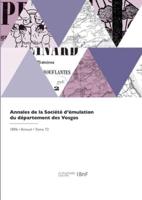 Annales De La Société d'Émulation Du Département Des Vosges
