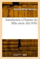Introduction À L'histoire Du XIXe Siècle