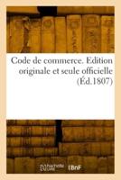 Code De Commerce