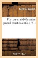 Plan Ou Essai d'Éducation Général Et National