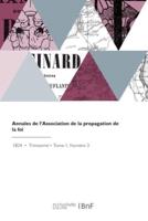 Annales De l'Association De La Propagation De La Foi