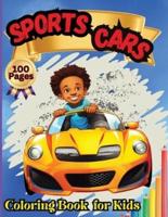 Sports Cars Coloring Book for Kids