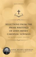 Selections from the Prose Writings of John Henry Cardinal Newman