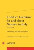 Conduct Literature for and About Women in Italy 1470-1900