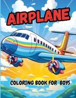 Airplane Coloring Book For Boys