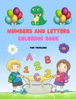Numbers And Letters Coloring Book