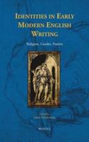 Identities in Early Modern English Writing