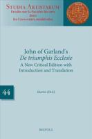 John of Garland's De Triumphis Ecclesie