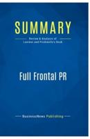 Summary: Full Frontal PR:Review and Analysis of Laermer and Prichinello's Book