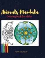 Animals Mandala Coloring Book For Adults