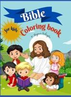 Bible Coloring Book for kids: Amazing Coloring book for Kids 50 Pages full of Biblical Stories & Scripture Verses for Children Ages 9-13, Paperback 8.5*11 inches