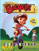 Bicycle Coloring Book for Kids Ages 4-8
