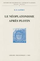 Le Neoplatonisme Apres Plotin