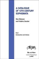 A Catalogue of 13Th-Century Sophismata