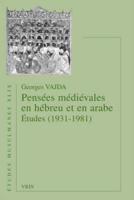 Pensees Medievales En Hebreu Et En Arabe