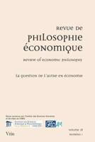 La Question De l'Autre En Economie