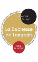 Fiche de lecture La Duchesse de Langeais (Étude intégrale)