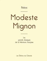 Modeste Mignon de Balzac (édition grand format)