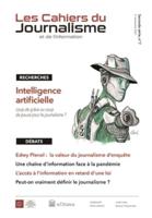 Les Cahiers du journalisme vol.2, no.7