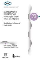 Harmonisation of European IP Law