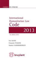 Code En Poche - International Humanitarian Law Code 2013