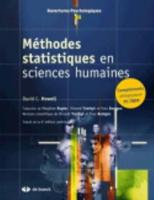 Méthodes Statistiques En Sciences Humaines