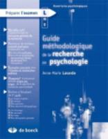 Guide Méthodologique De La Recherche En Psychologie