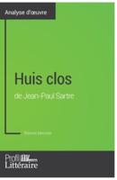 Huis clos de Jean-Paul Sartre (Analyse approfondie):Approfondissez votre lecture des romans classiques et modernes avec Profil-Litteraire.fr