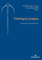 Thinking in Common; Community in the Global Era